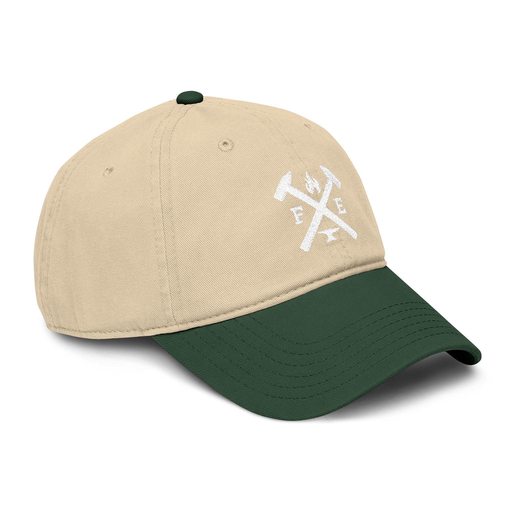 Washed Baseball Cap with Fire & Ax Outdoor Logo