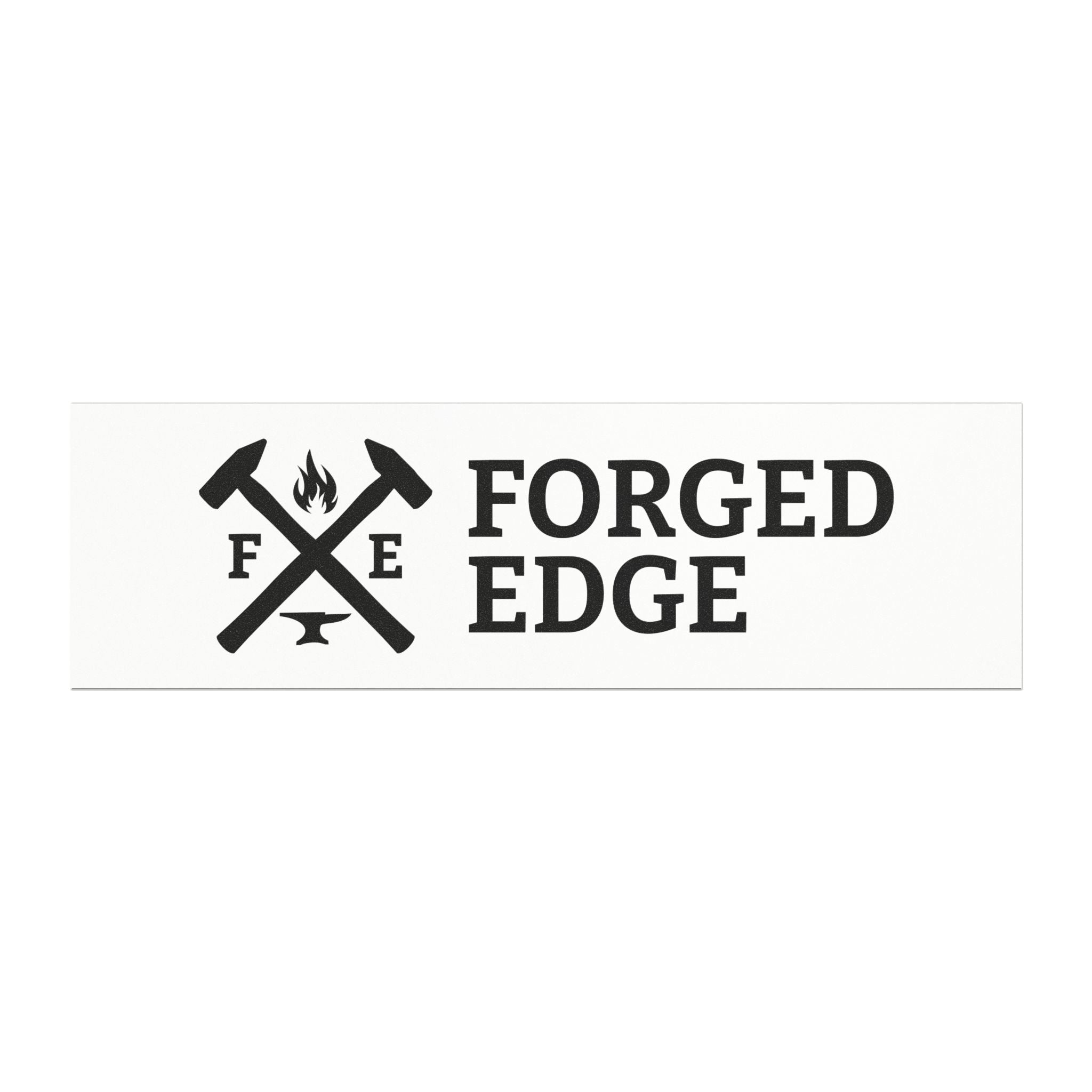 Forged Edge Logo Car Magnet