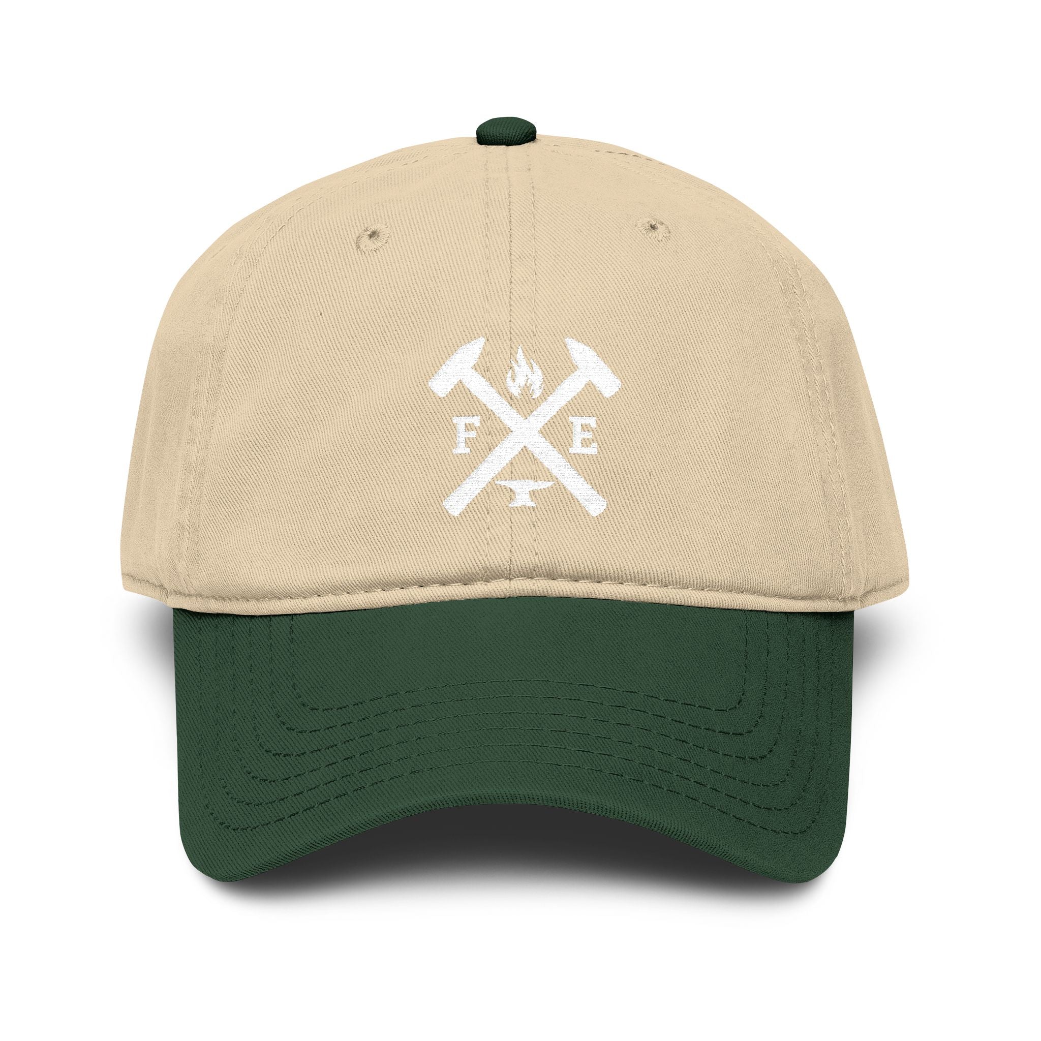 Washed Baseball Cap with Fire & Ax Outdoor Logo